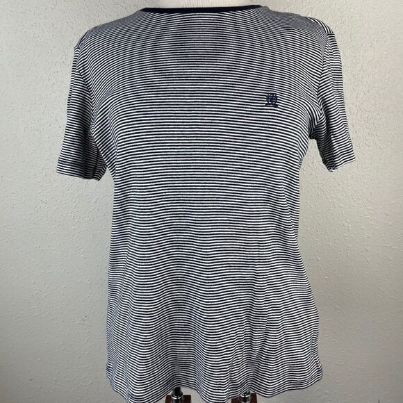 NWT Tommy Hilfiger Short Sleeve Striped  Top - Picture 1 of 10